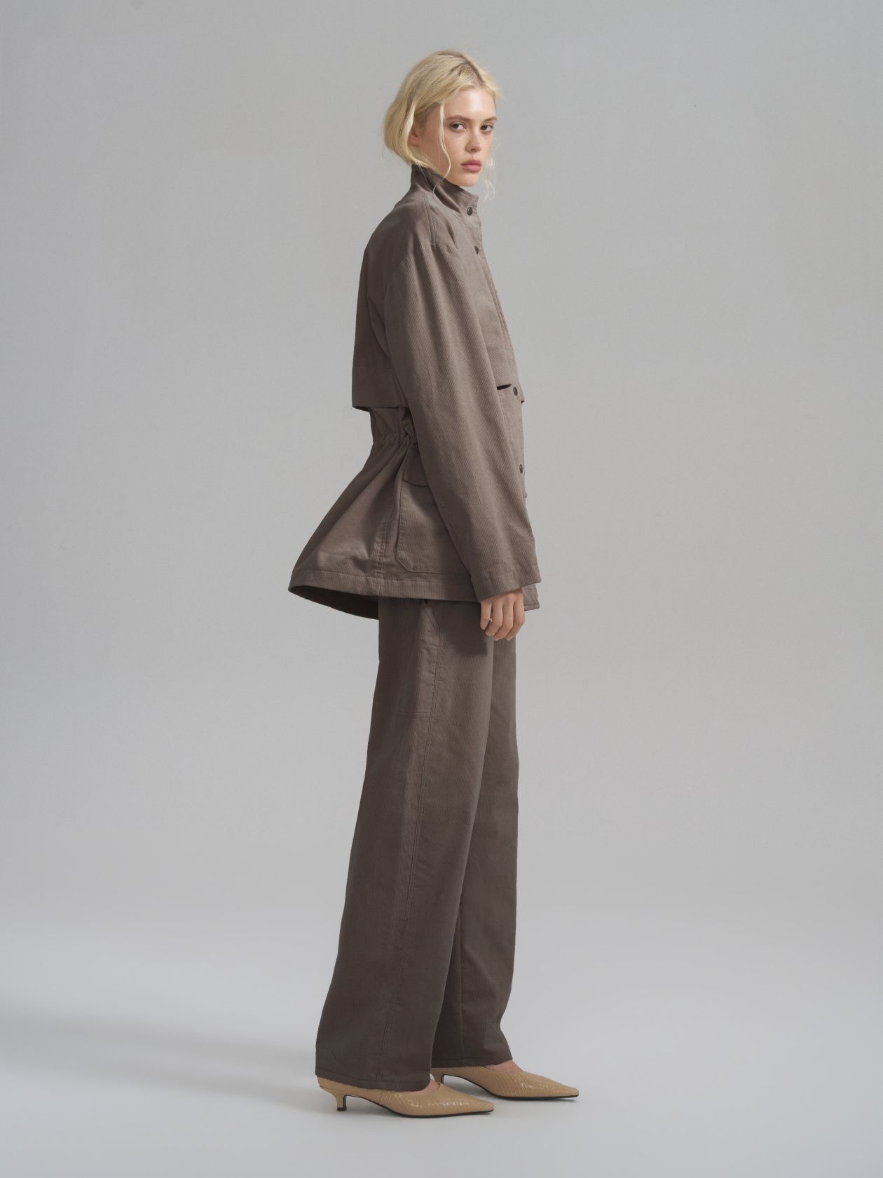 Micro corduroy trousers