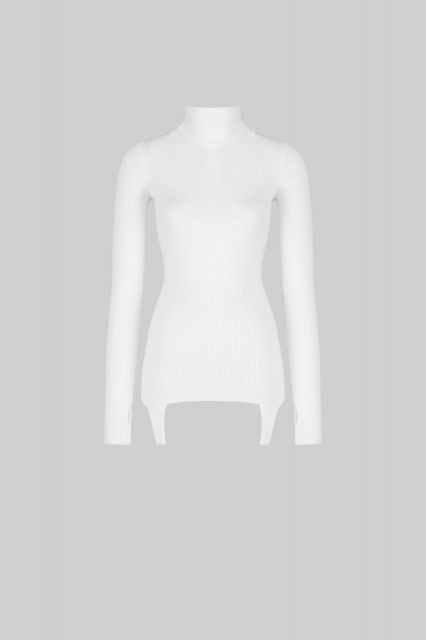 Водолазка в рубчик