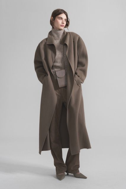 Пальто из шерсти Альпака