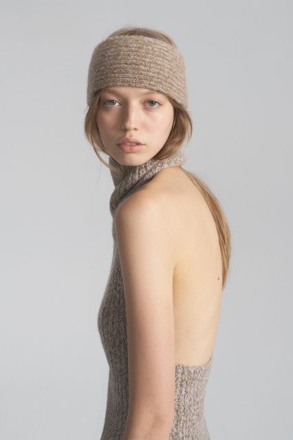 Agatha Повязка на голову из шерсти альпаки