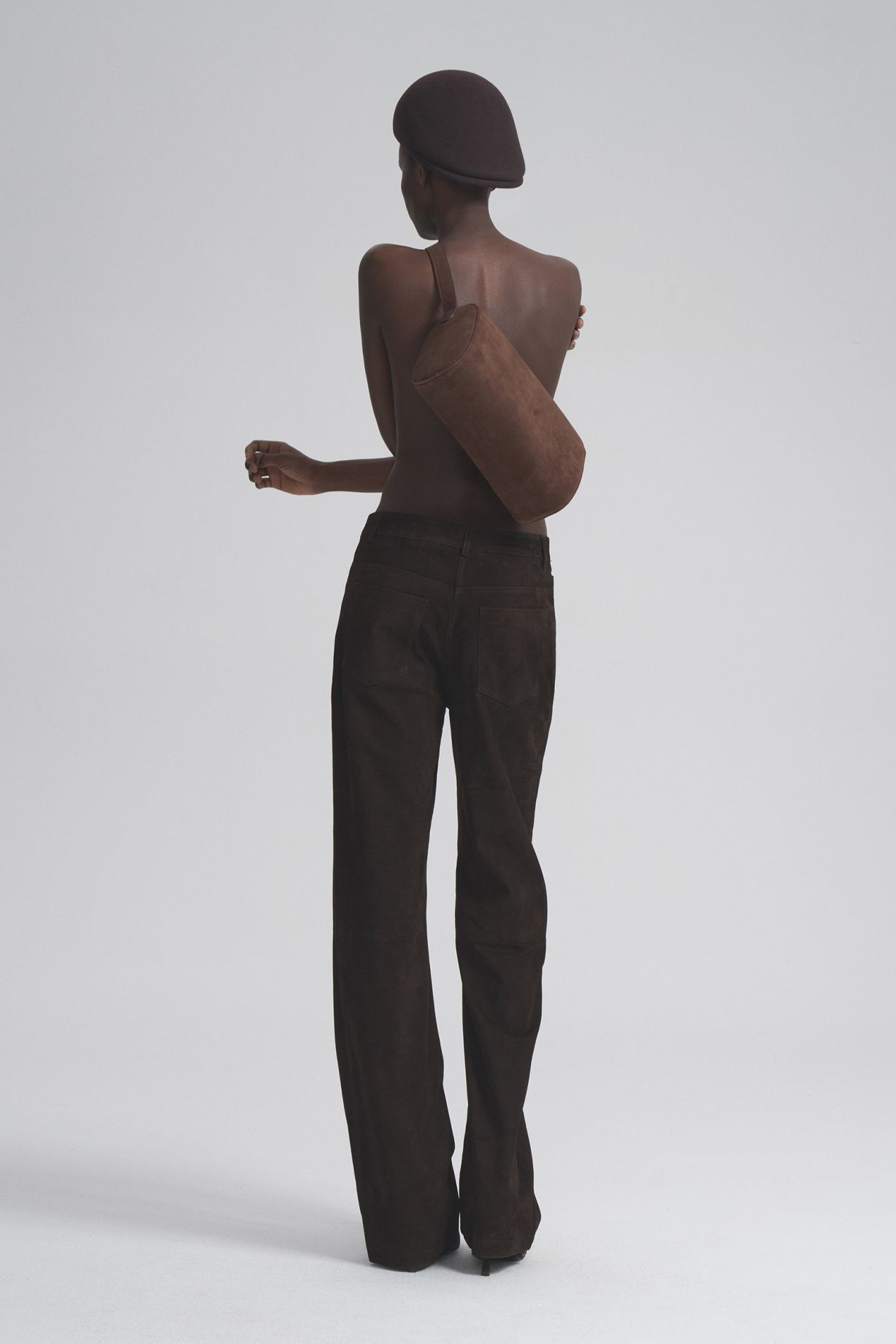 Сумка из замши