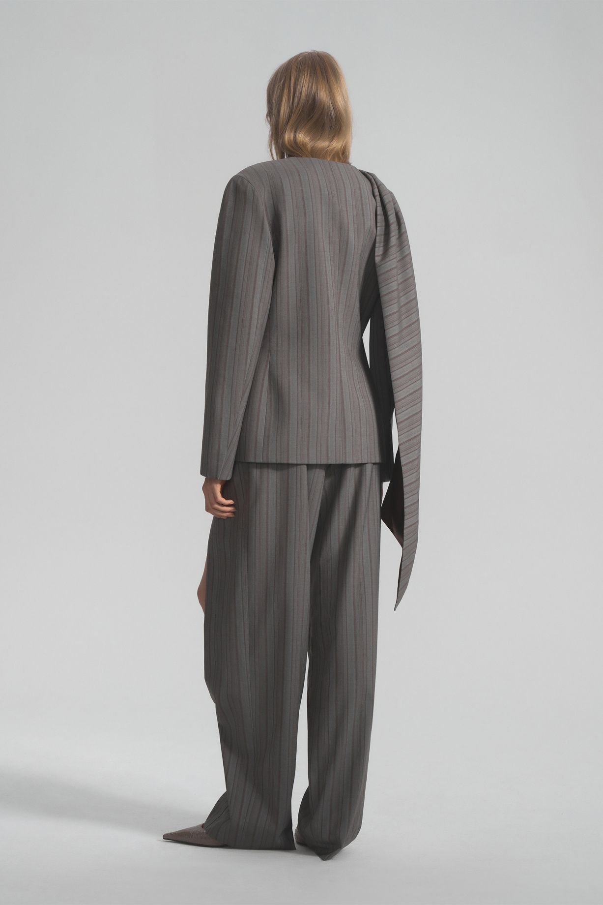 Romeo Suit with silk scarf and trousers