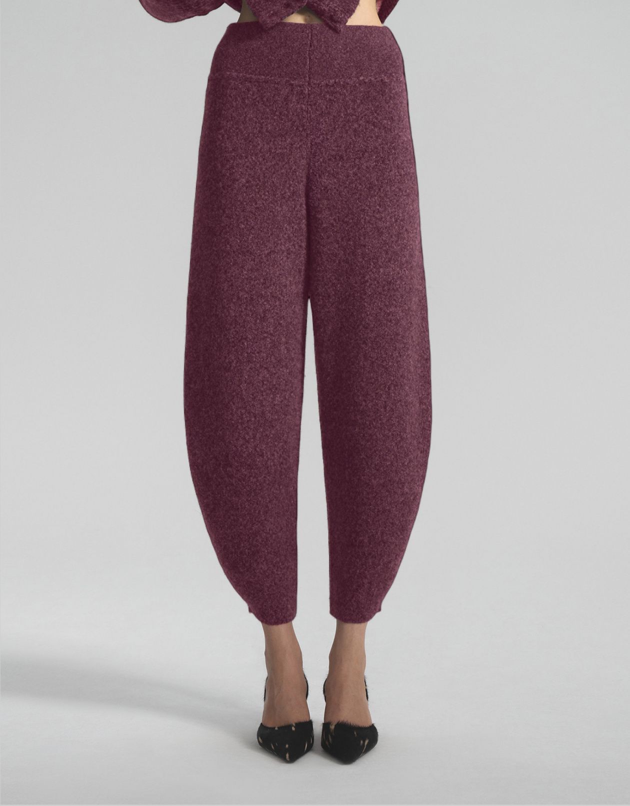 Агата брюки галифе из шерсти альпака