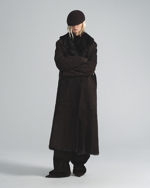 Coat made of Tuscan sheepskin