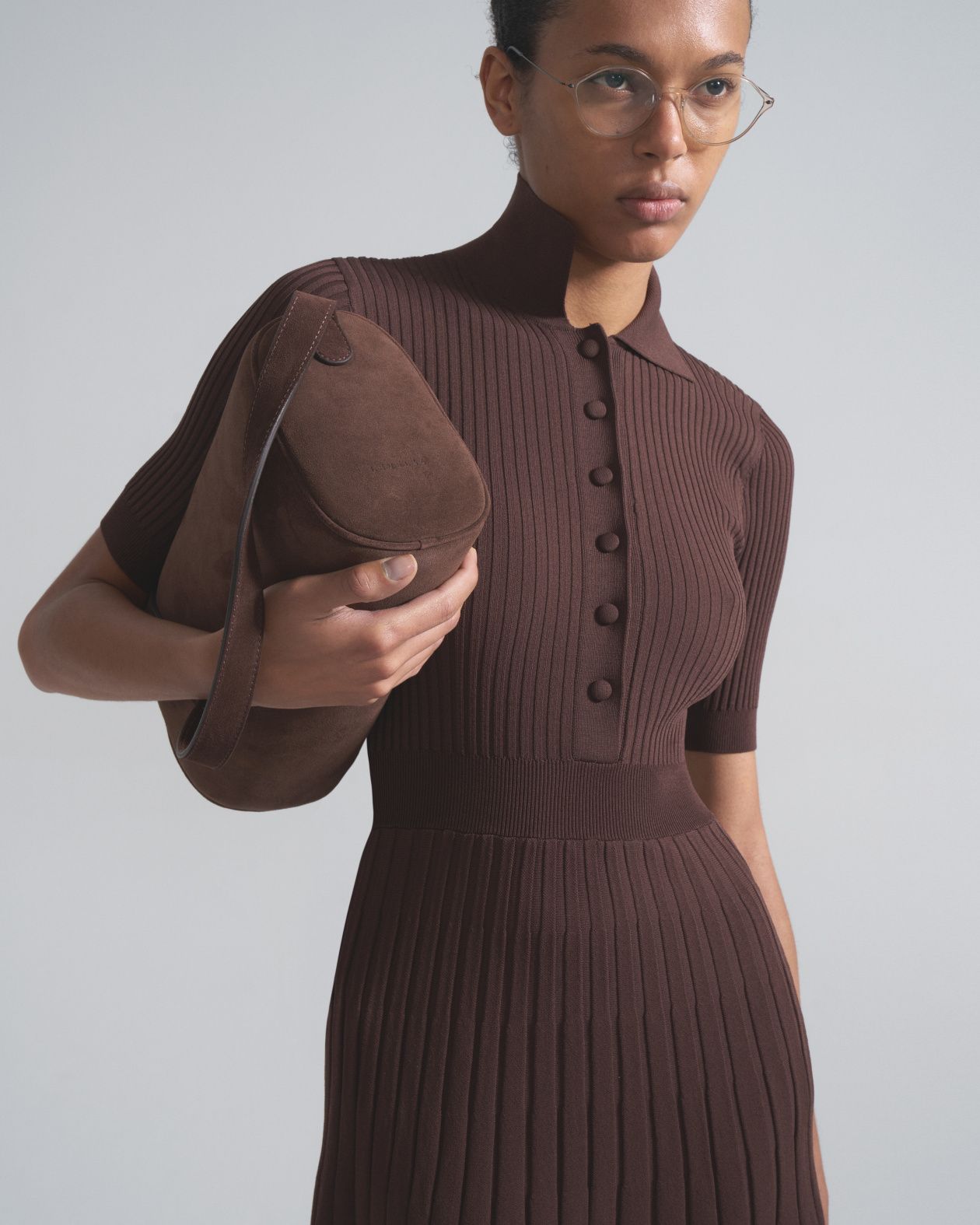 Giulietta pleated mini dress