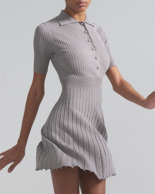 Giulietta pleated mini dress