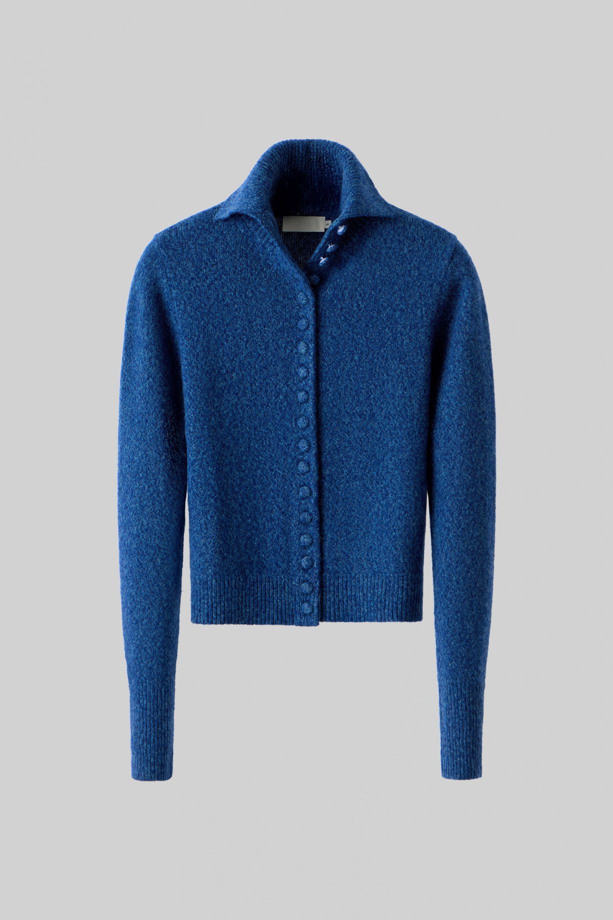 Agatha Alpaca wool sweater with covered buttons