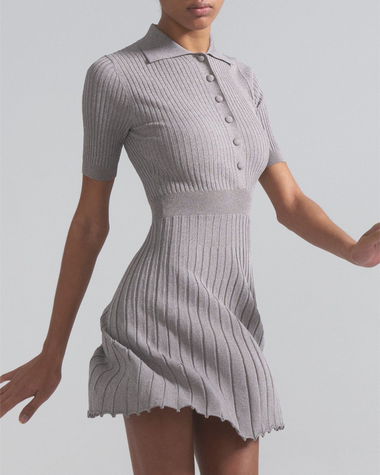 Giulietta pleated mini dress
