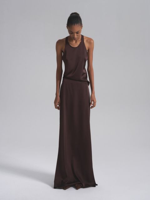 Юбка из шелка