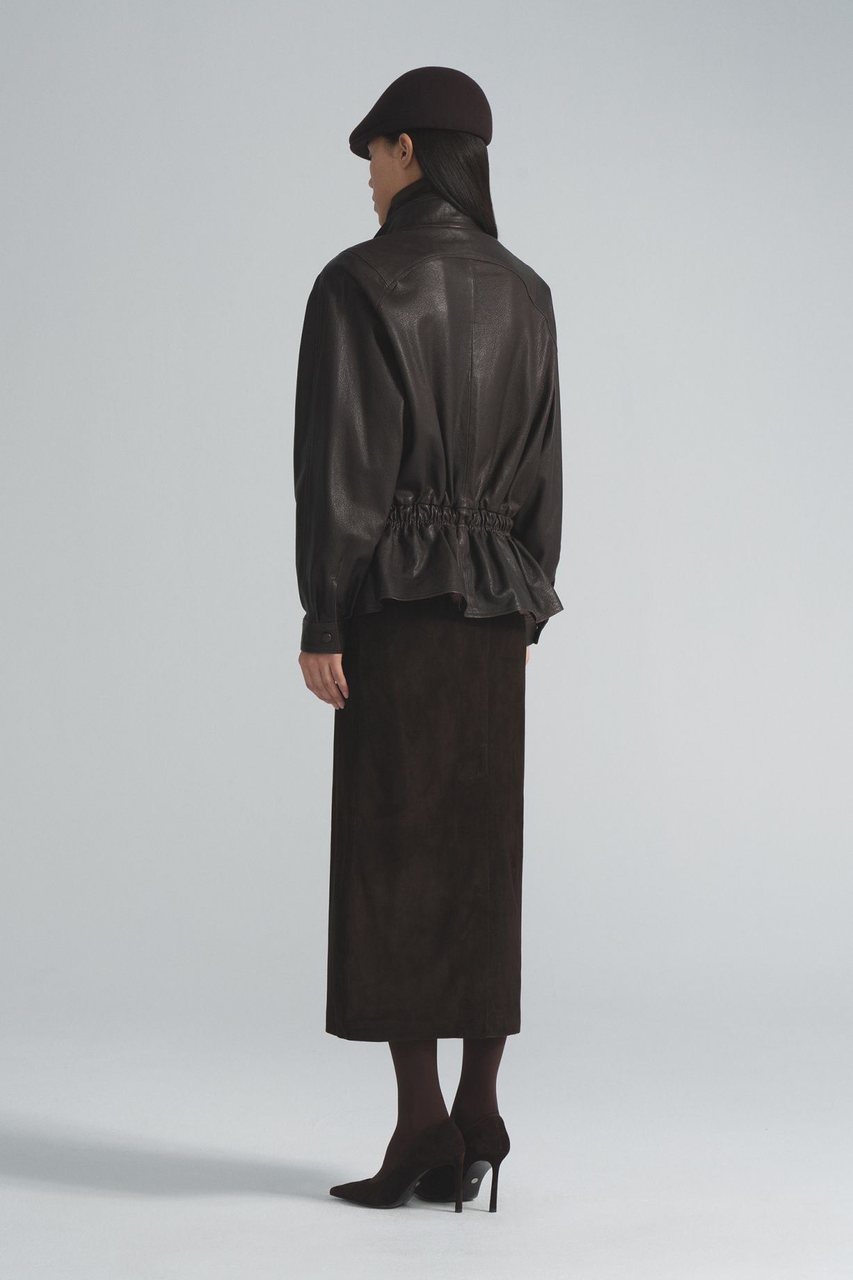 Юбка из замши