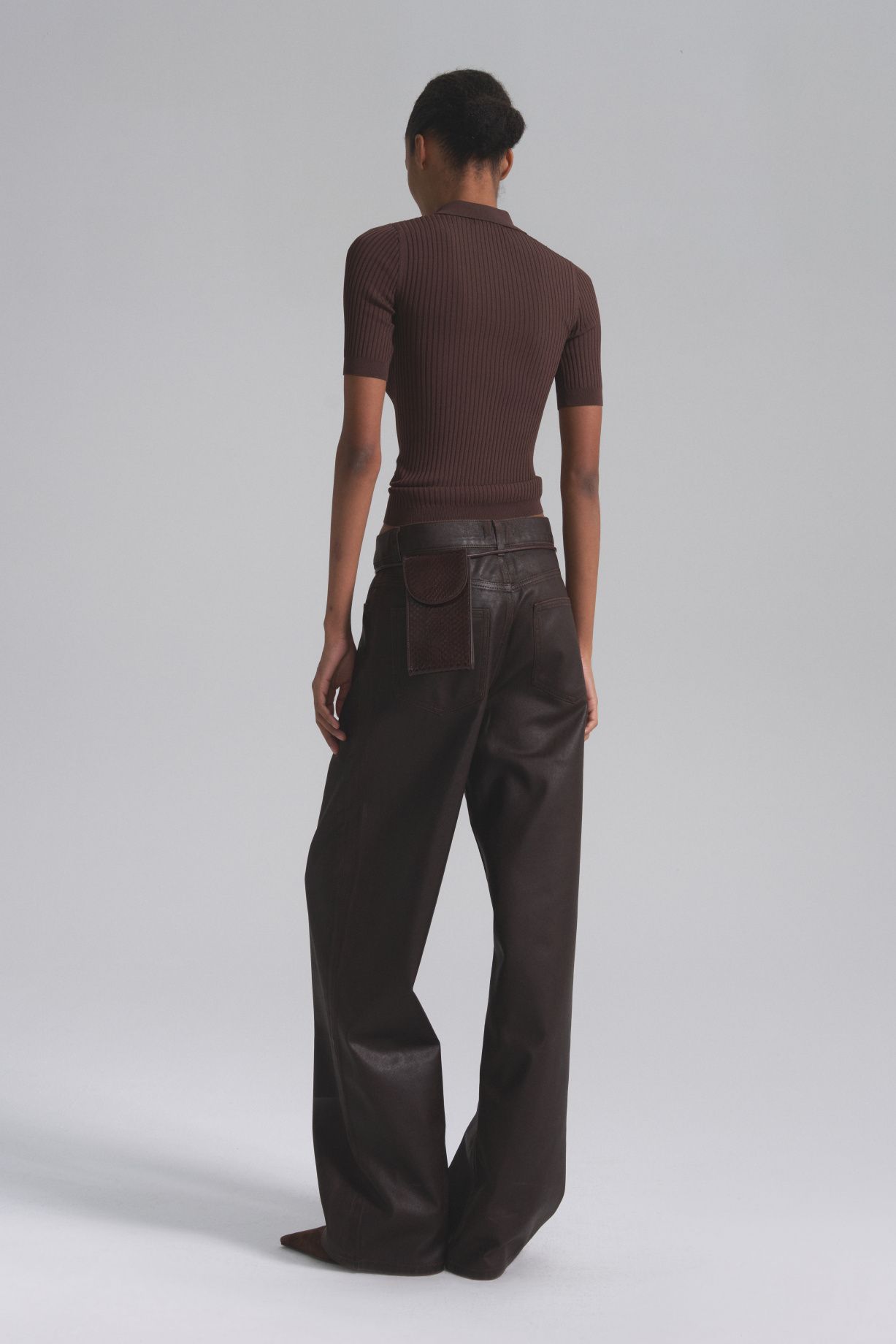 Джинсы вощеные