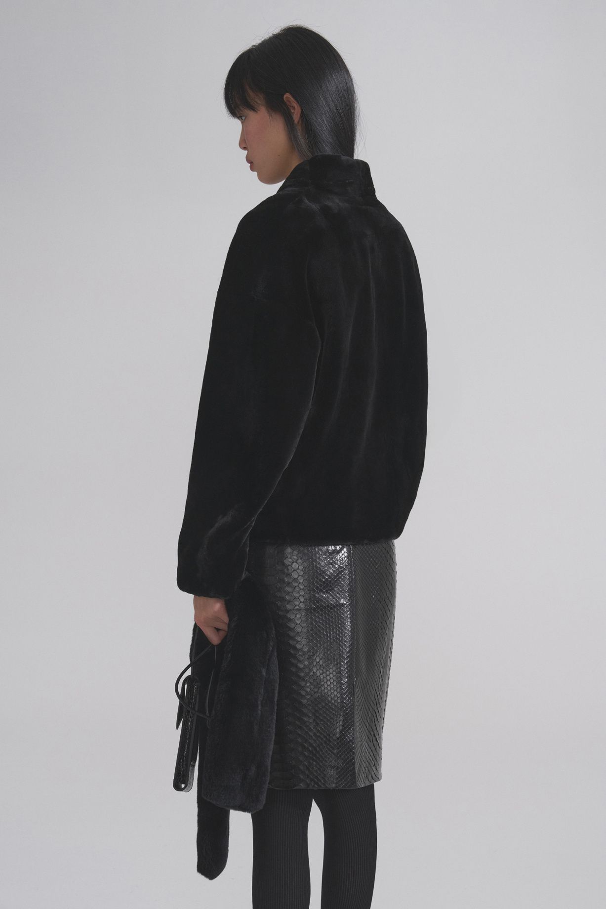 Шуба из аукционного меха норки BLACKGLAMA