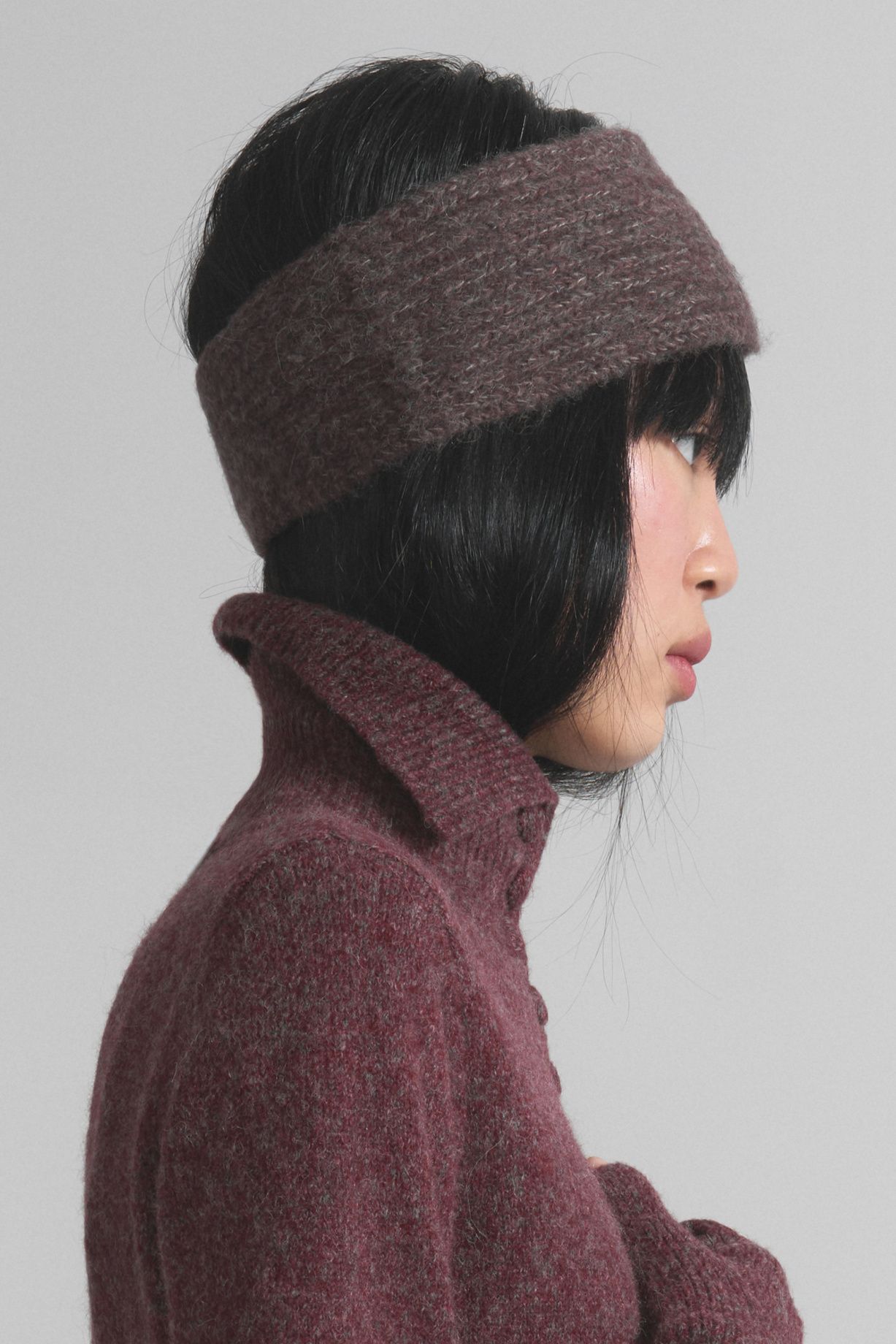 Agatha Повязка на голову из шерсти альпака