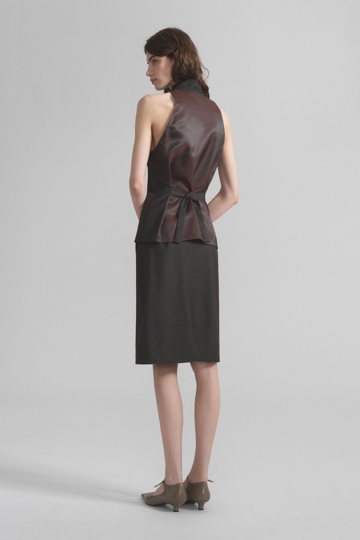 Jane топ-жилет из костюмной ткани