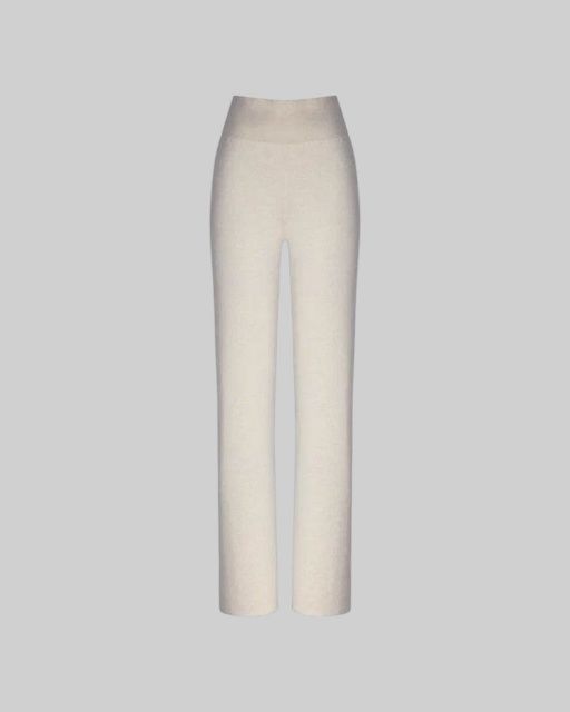 Брюки свободного кроя из мериносовой шерсти