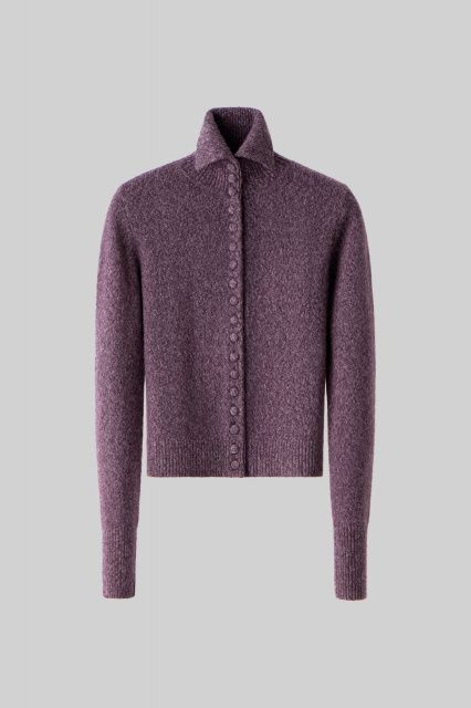 Agatha cвитер из шерсти альпака с обтянутыми пуговицами