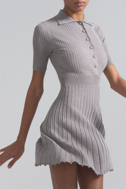 Giulietta pleated mini dress