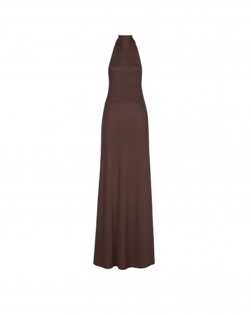 Dress with a transformer scarf