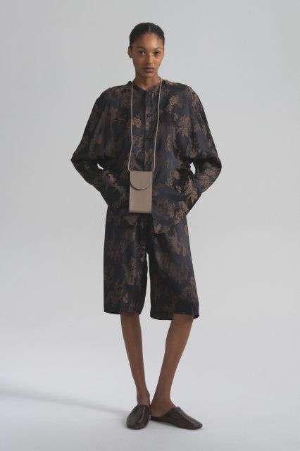 Минори Костюм-пижама из жаккардового шелка