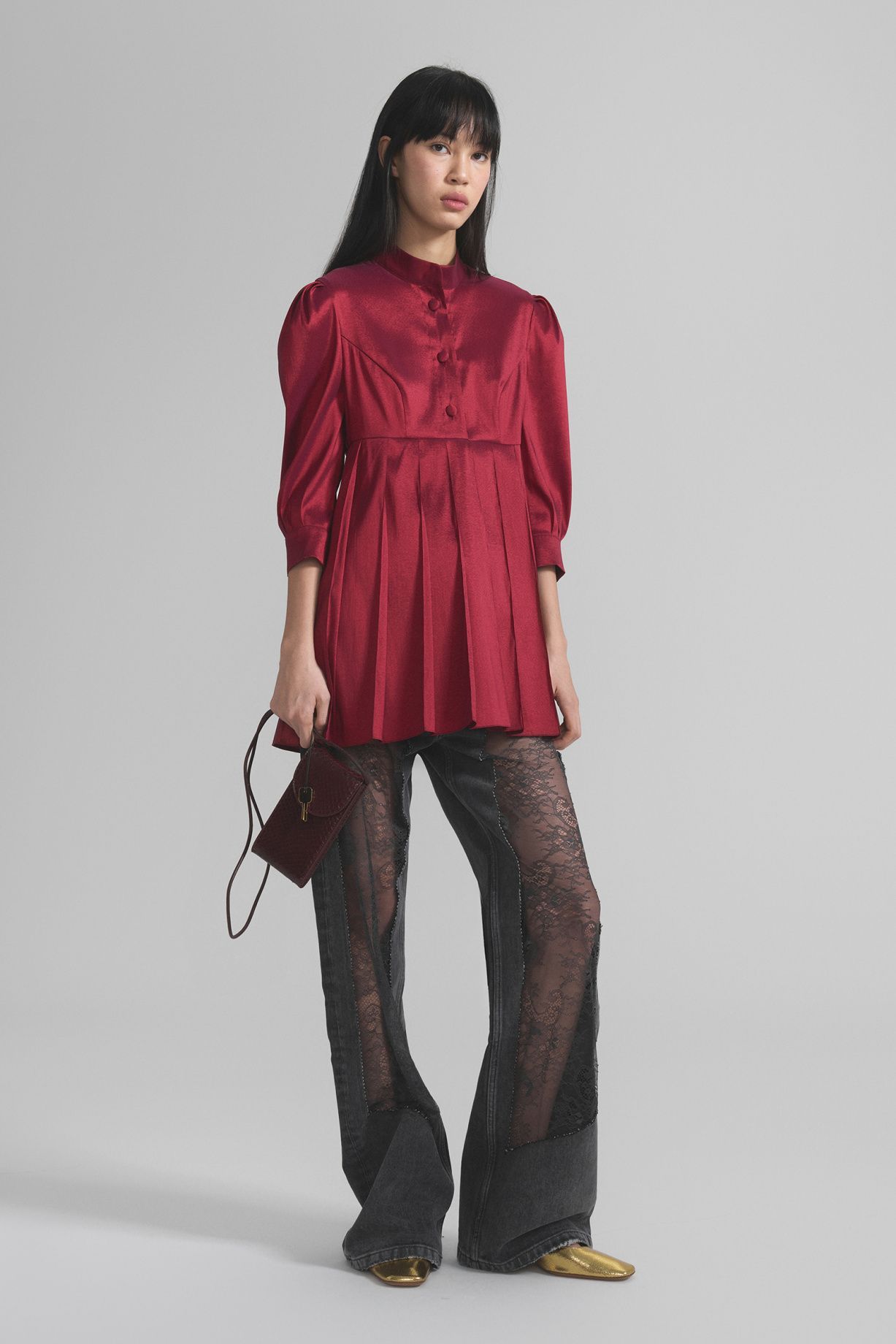 Gerda платье из тафты мини