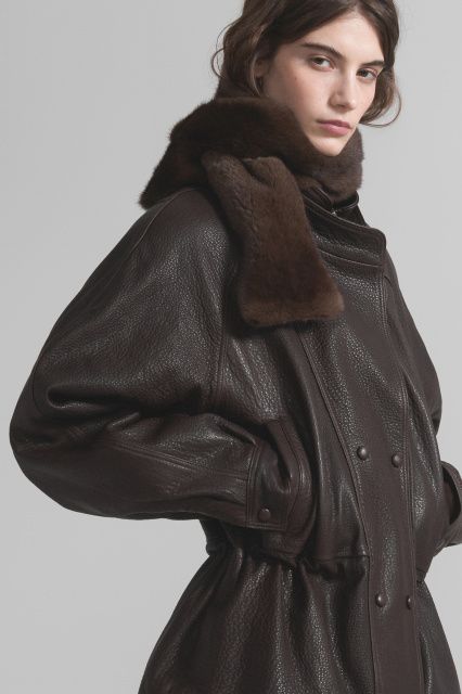 Шарф из меха норки