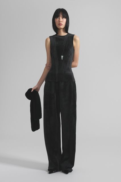 Брюки из велюра