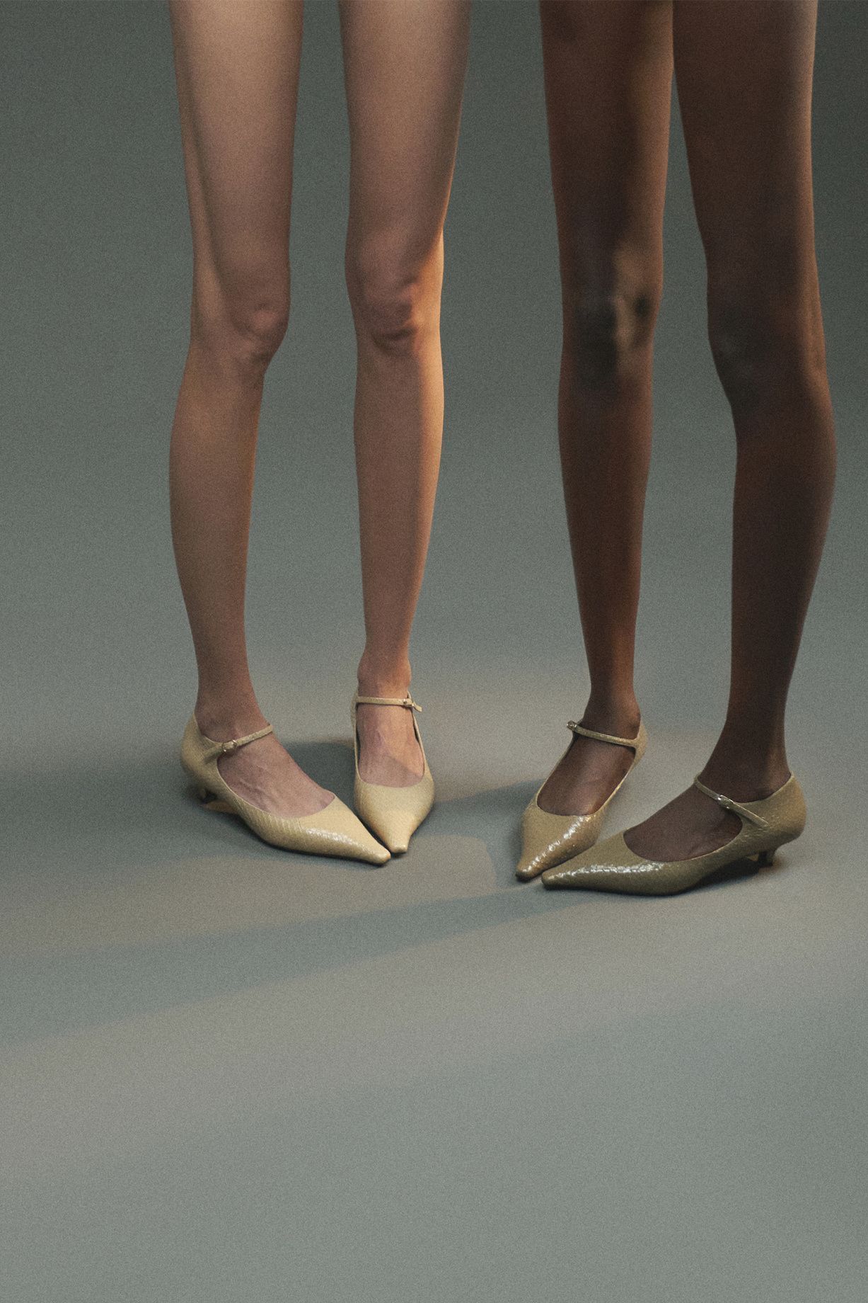 Twiggy Python leather shoes