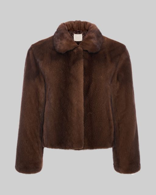 Шуба из меха Американской норки