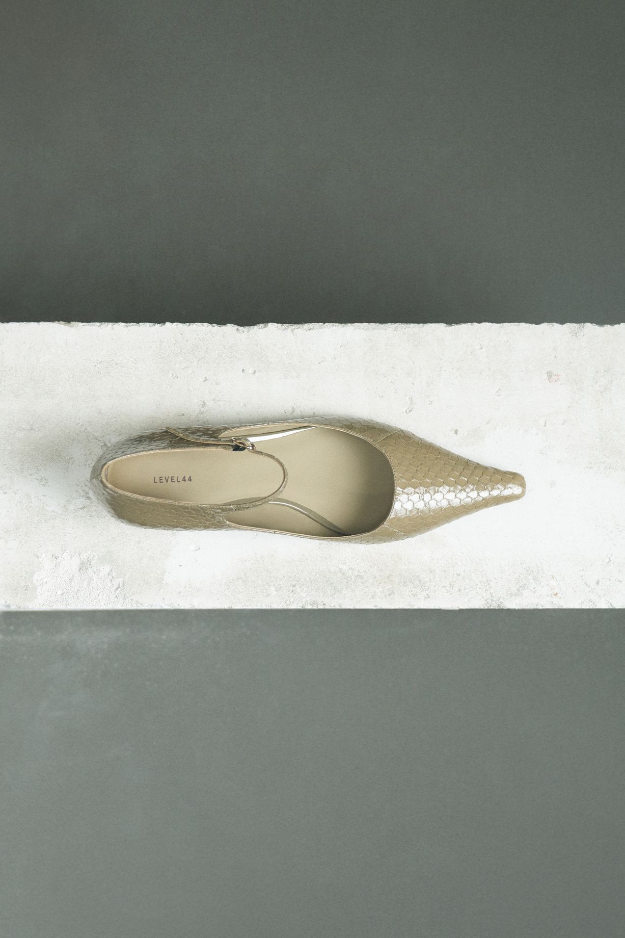 Twiggy Python leather shoes