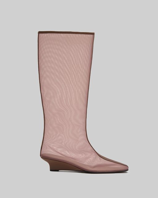 Kaia summer boots made of transparent material