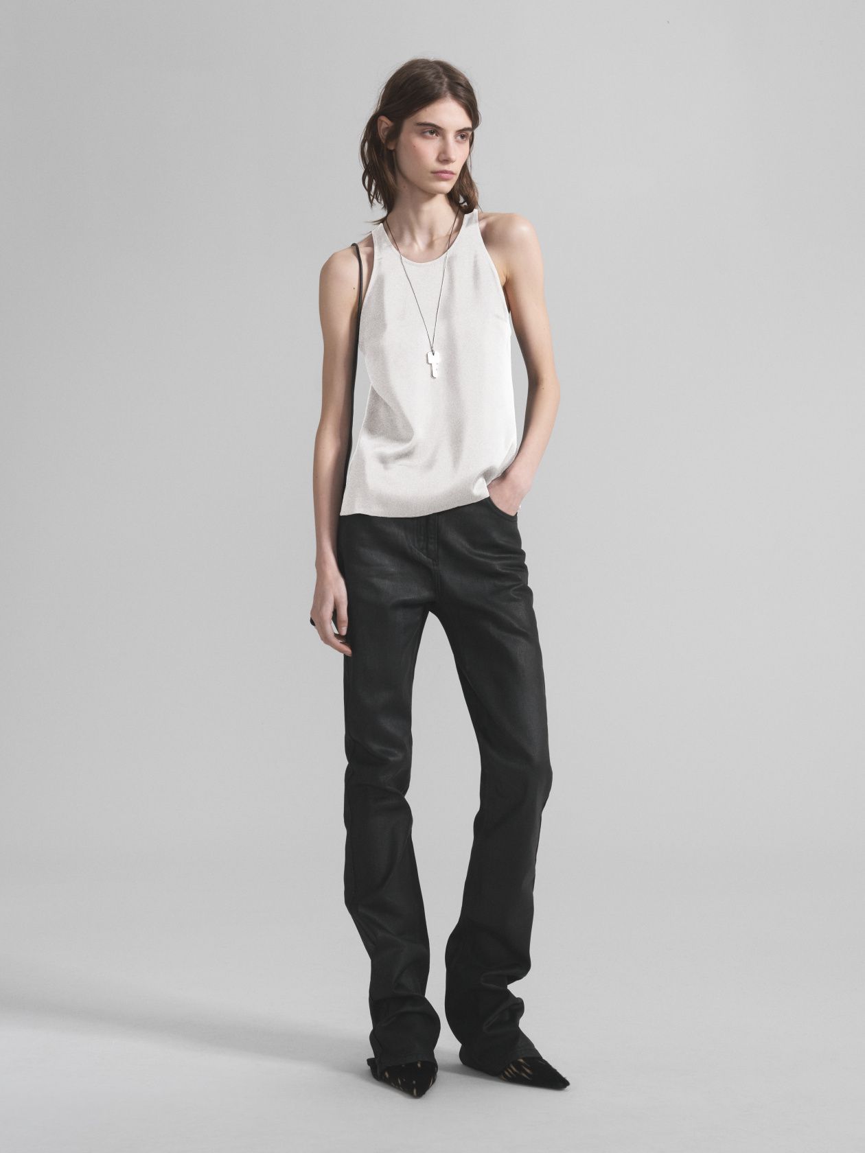 Шелковый топ