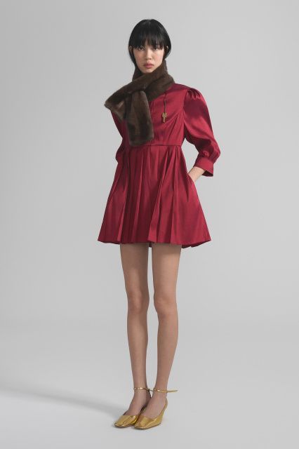 Gerda платье из тафты мини