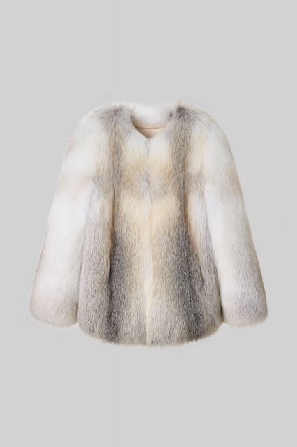 Шуба из меха лисы Golden Island Fox