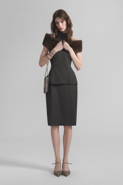 Jane юбка миди из костюмной ткани