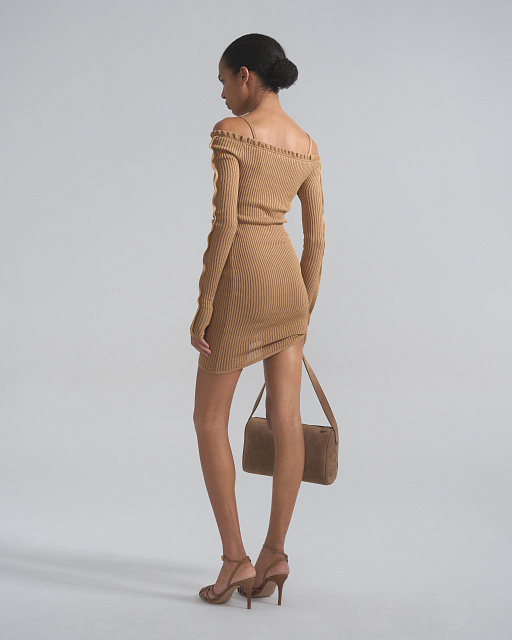 Mini lace dress with bodice
