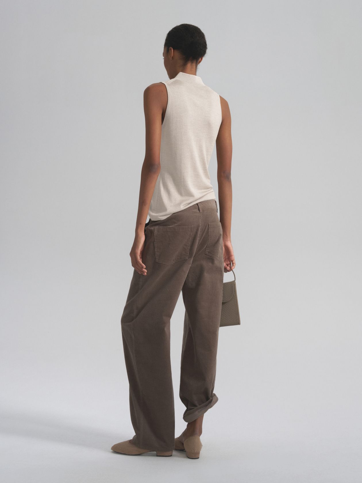 Вьен топ из кашемира и шёлка