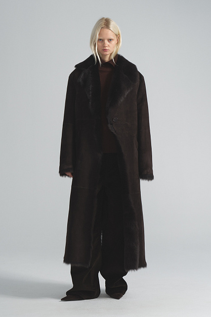 Coat made of Tuscan sheepskin