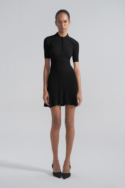 Giulietta pleated mini dress