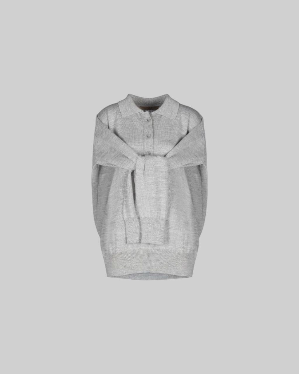 Merino wool transformer polo