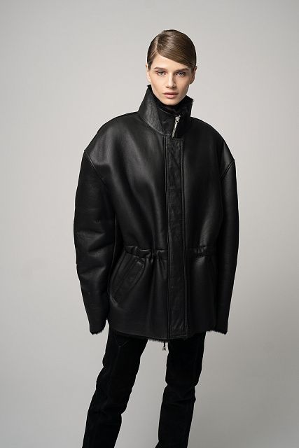 Lambskin coat