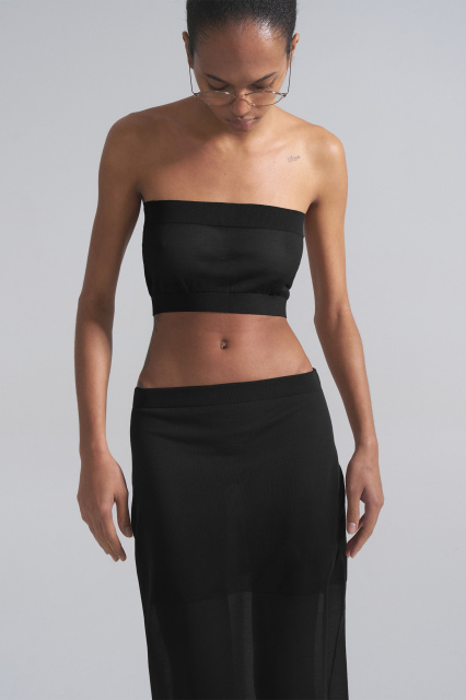 ella silk bandeau top