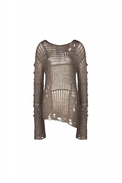 トップス soloist cut off sleeve grunge sweater bavmg08vljj6i2e0ml5s861o0nditr