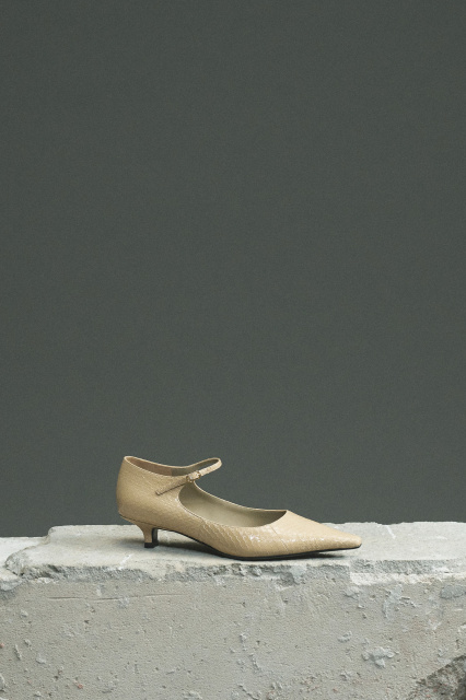 Twiggy Python leather shoes