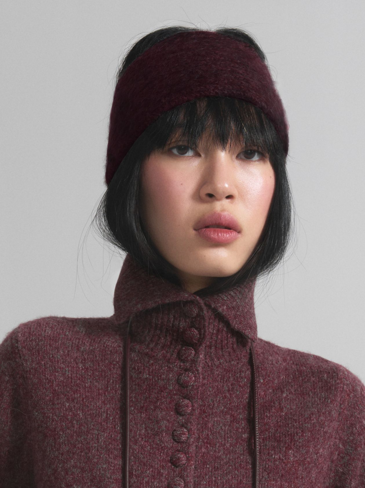 Agatha Повязка на голову из шерсти альпака