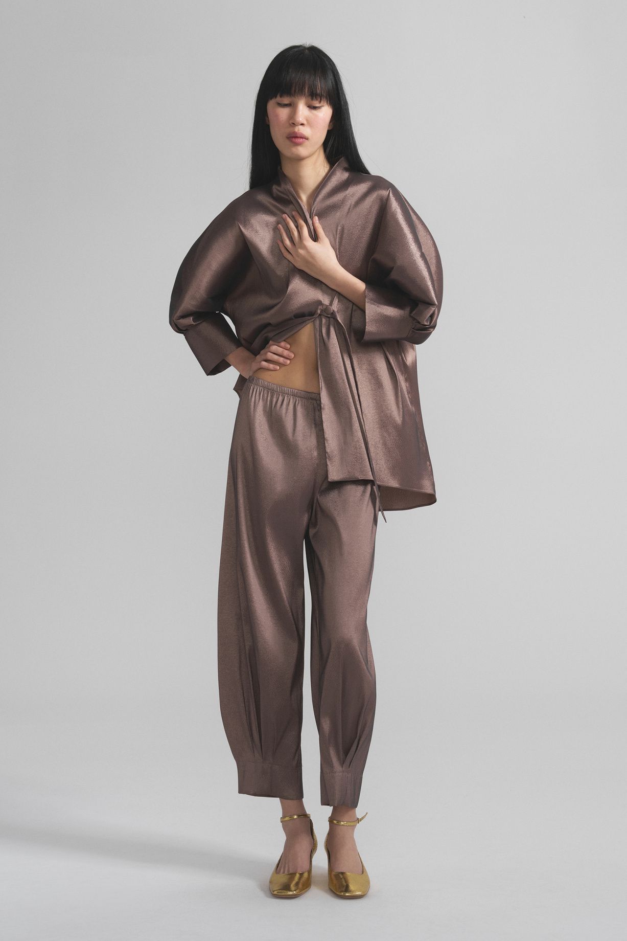 Костюм-пижама из тафты