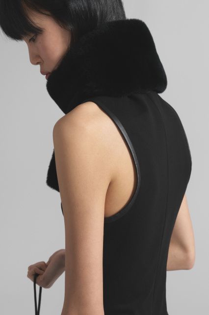 Шарф из меха кролика Рекс