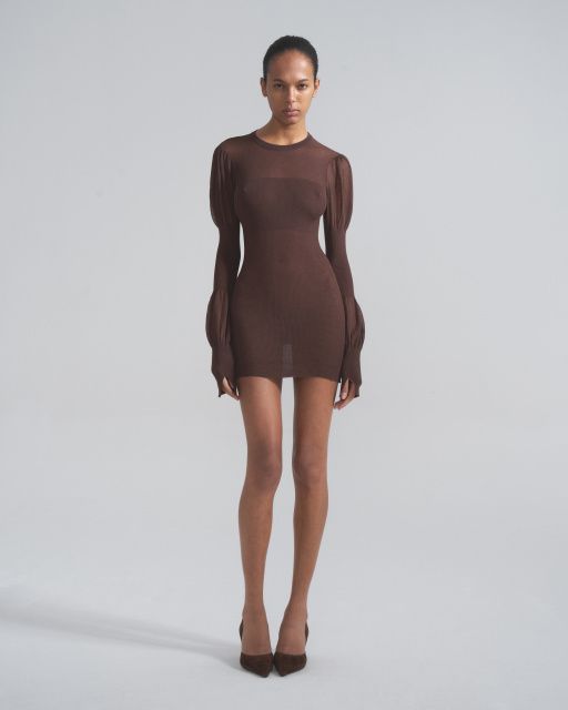 Yasmin лонгслив с объемными рукавами