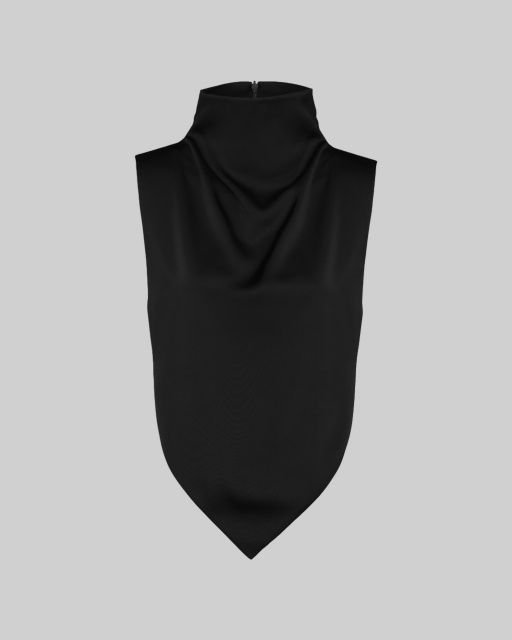 Топ из шелка асимметричный