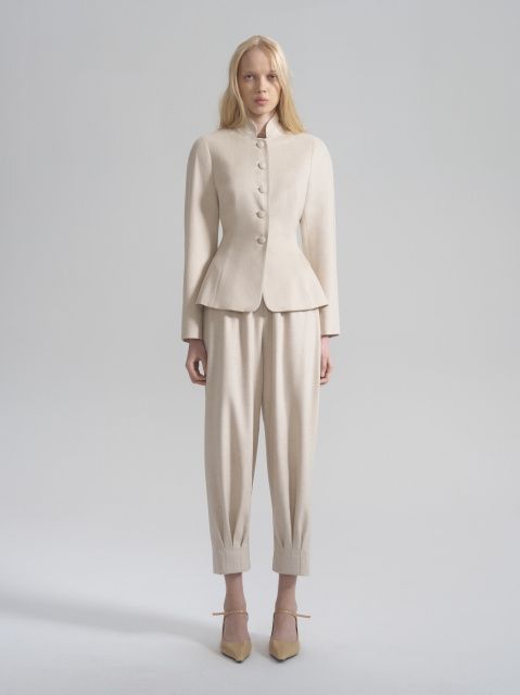 Agnès Cashmere and silk suit