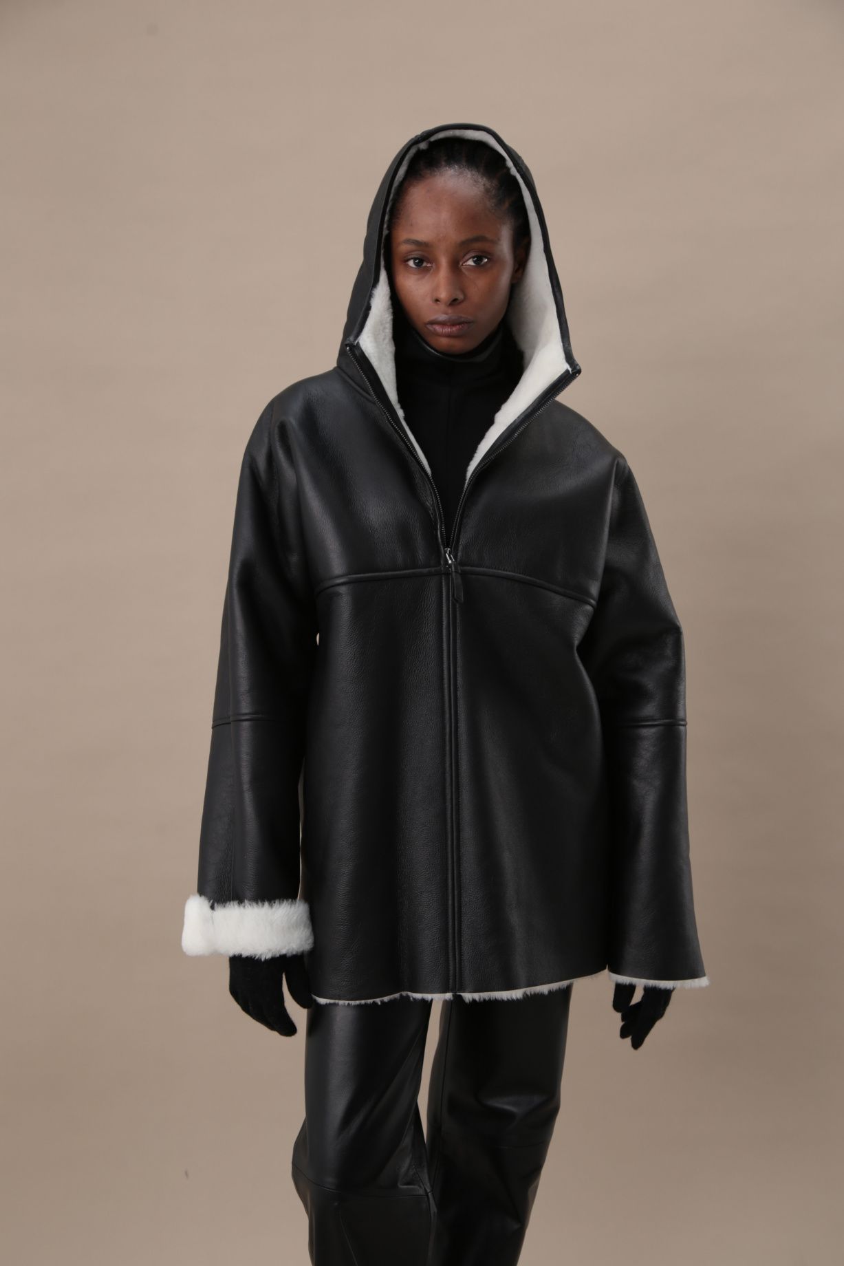 Lambskin coat